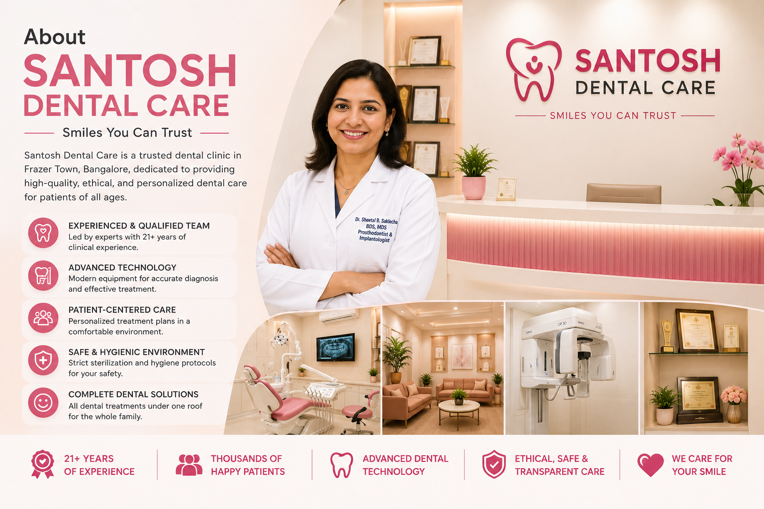 Santosh Dental Care Clinic and Dental Team Bangalore